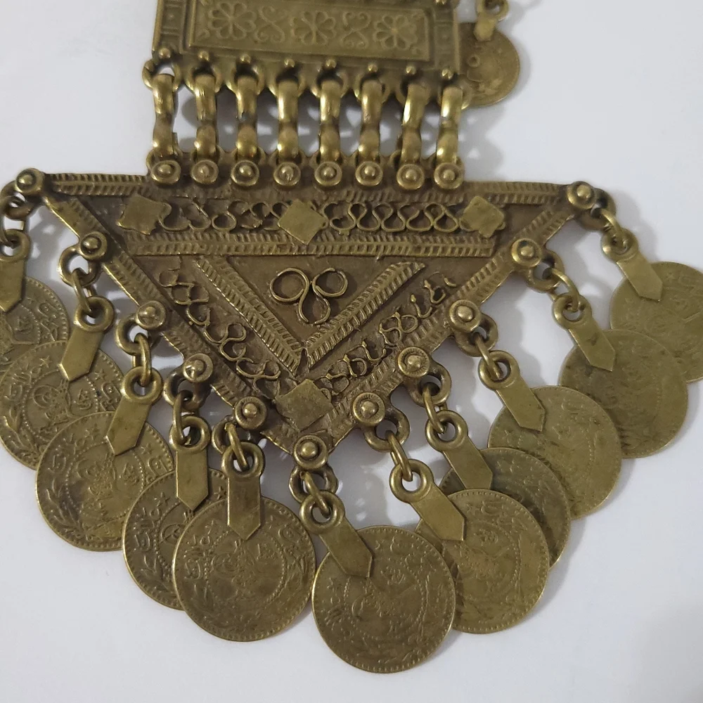 Child of Wild Bodrum Necklace Brass Chunky Coin - Picture 4 of 12